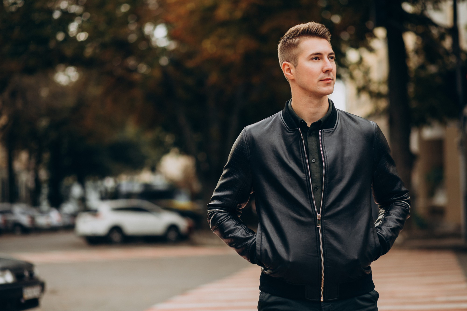 Leather Jacket Outfit Ideas for Men
