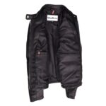 WeeBroz Women's Black Leather Biker Jacket Soft Quilted Casual Cafe Racer Style - Image 6