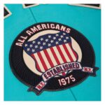 Handcrafted Men's Avirex Leather Jacket Turquoise Leather Bomber Jacket Iconic Style - Image 4