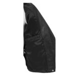 WeeBroz Women's Black Leather Biker Jacket Cross Zip Biker Style - Image 7