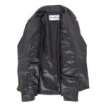 WeeBroz Women's Rub Off Black Leather Biker Jacket Hip-Length Moto Jacket - Image 7