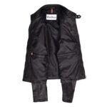 WeeBroz Women's Beige Leather Biker Jacket Modern Zipper Style - Image 6