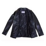 WeeBroz Women's Black Real Leather Biker Jacket Zipper Quilted Style - Image 6