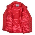 WeeBroz Men's Red Leather Biker Jacket Brando Biker Style - Image 6
