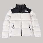 The North Face Nuptse 700 Puffer Jacket | White Black 1996 Retro Down Coat | Unisex Winter Streetwear | Warm Snow Jacket | Gift for Him / Her