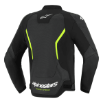 Alpinestars GP Force V2 Leather Motorcycle Jacket Black Green CE Armor Biker Racing Jacket - Image 2