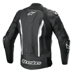 Alpinestars Missile V2 Leather Motorcycle Jacket Black White CE Armor Racing Biker Jacket - Image 2