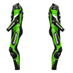 Kawasaki Ninja Leather Motorcycle Racing Suit One-Piece Track Day Biker Suit - Image 3